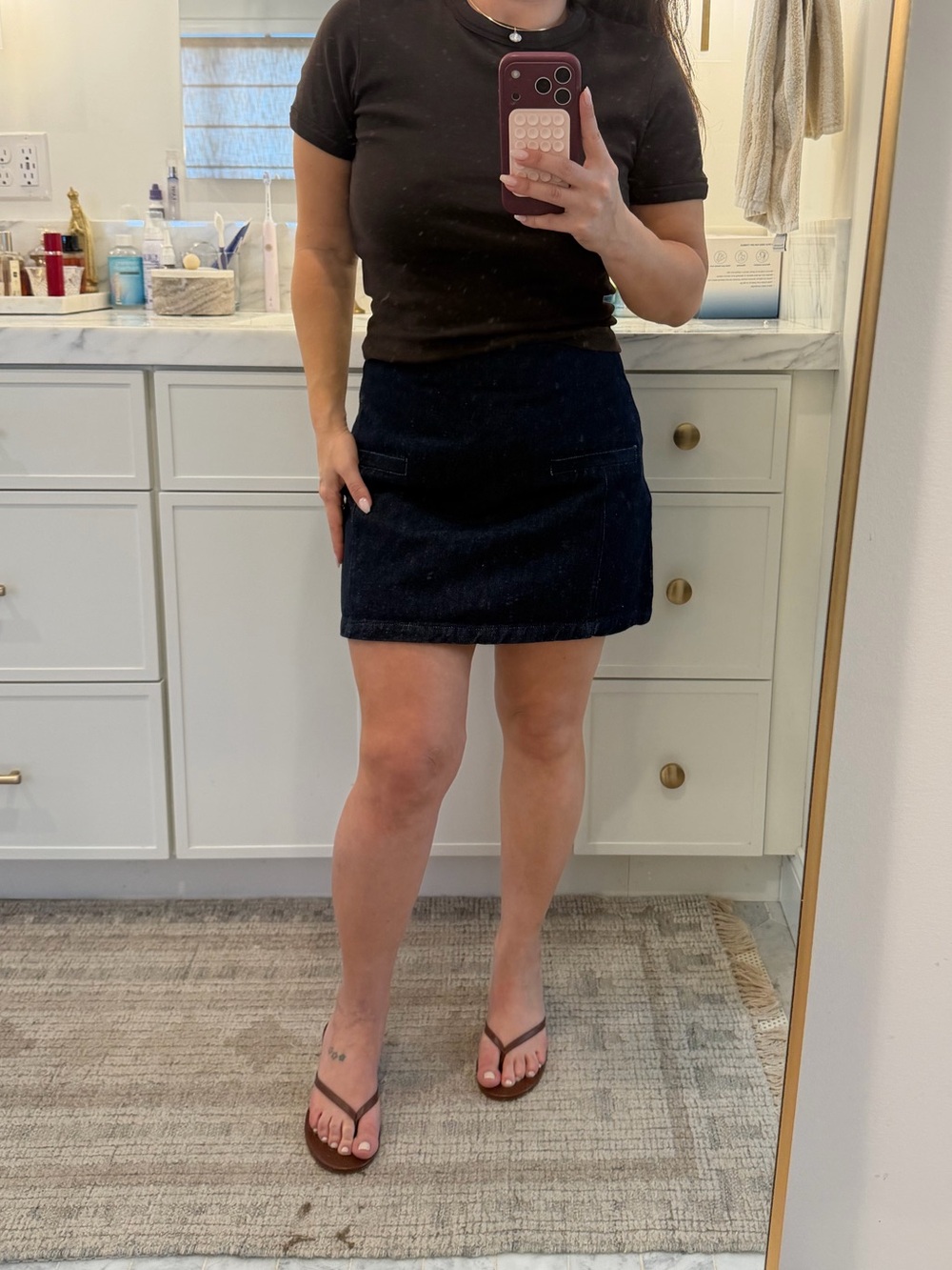 DISSH Dark Blue Mini Skirt